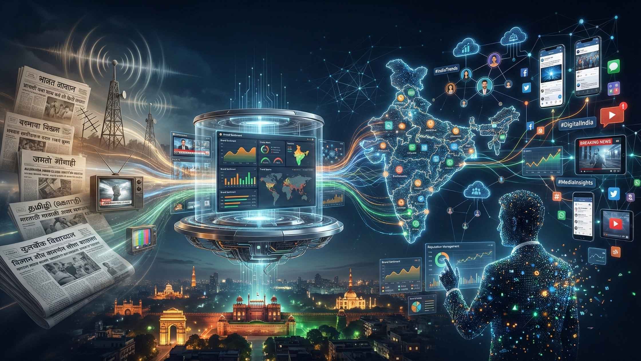 Media monitoring in India evolving from print intelligence to real-time social media insights